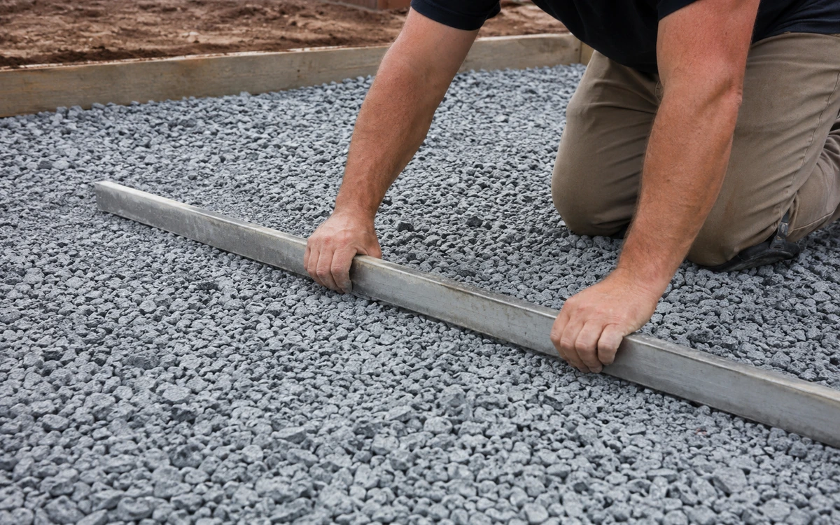 Gravel pad installation contractor